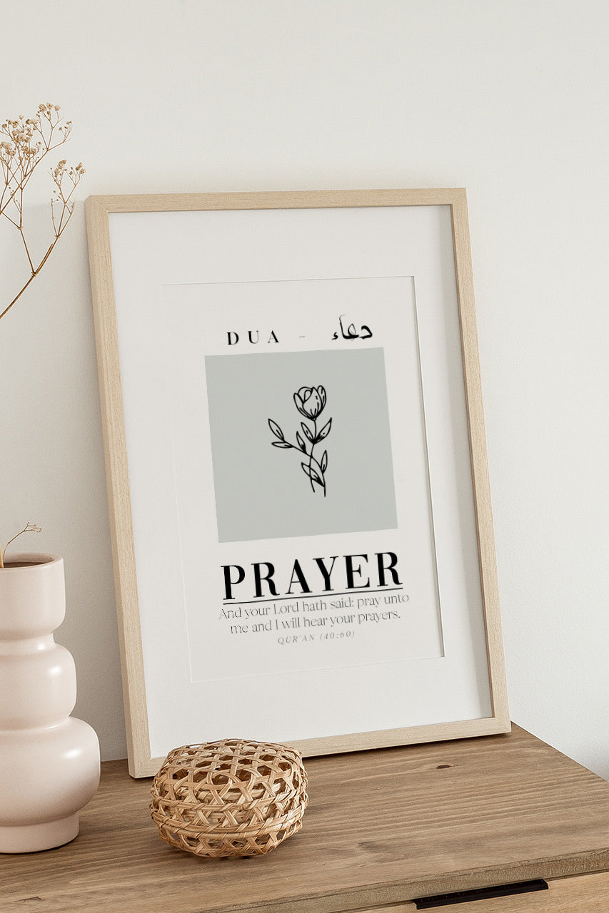 Love Prayer Hope Islamic Prints, Set of 6 Arabic poster, Modern Islamic Wall decor printable, Abstract Islamic wall art, Digital Islamic Design